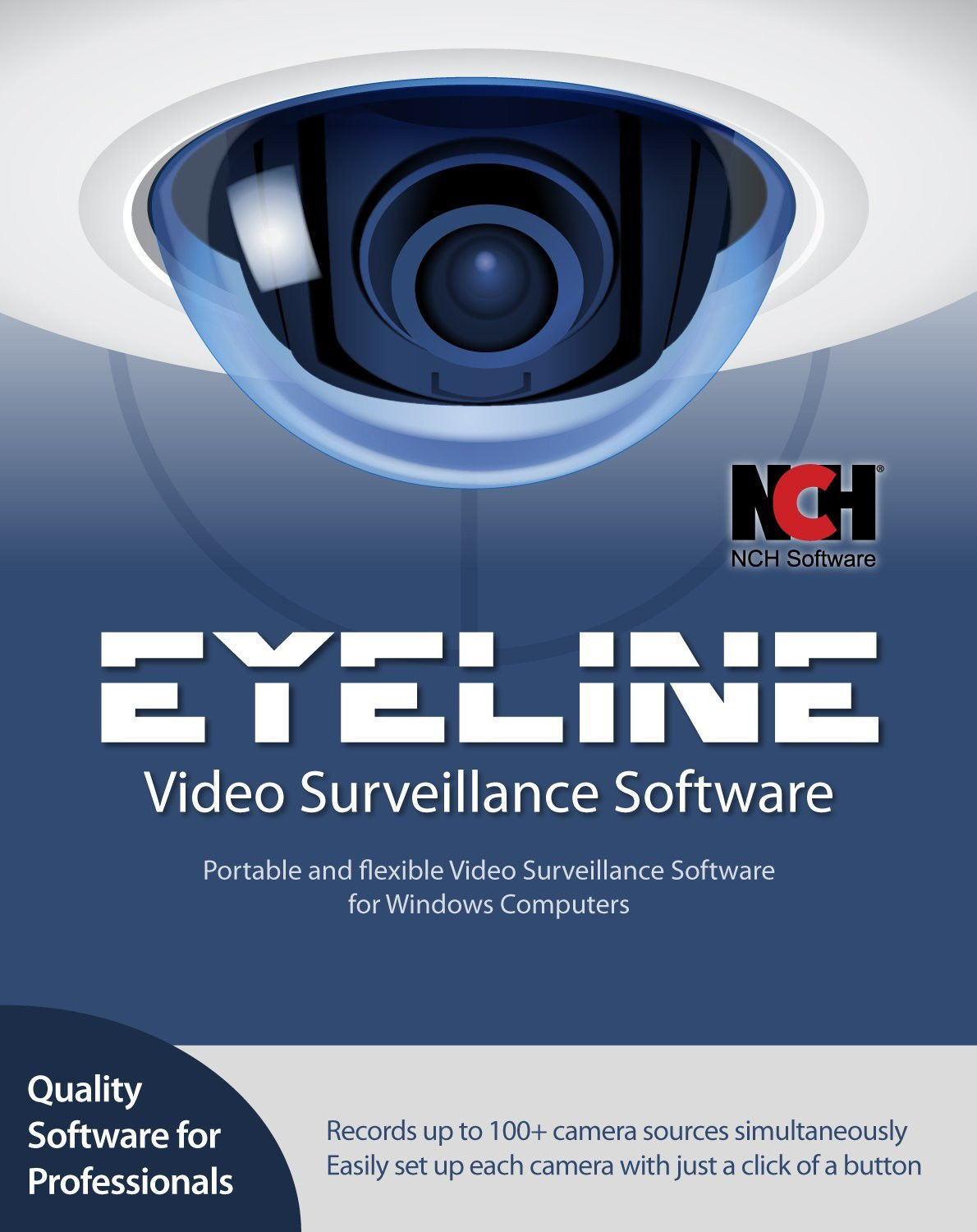 EyeLine Professional Video Surveillance Home 3 User License NCH Software