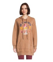 No Boundaries Junior&#39;s Mineral Wash Hoodie Be Yourself Mushrooms Size XX... - £6.75 GBP