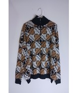Two Fly Long Sleeve 1/4 Zip Graphic Print Sweater Women&#39;s Size L - $510.12 MXN