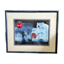 Coca-Cola Seal Polar Bear Coke Animation Art  Limited Edition Framed Wit... - £79.92 GBP