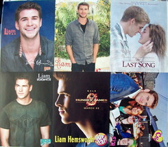 LIAM HEMSWORTH ~ 16 Color Articles, PIN-UPS, Centerfold, Poster from 2009-2012 - £8.58 GBP