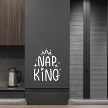 Nap King Kids Vinyl Decal Sticker Custom Wall Mural Art Decor Quotes Ver... - $9.79