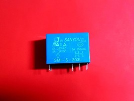 SMI-S-203L, 5A 250VAC, 5A 24VDC Relay, Sanyou Brand New!! - $5.00