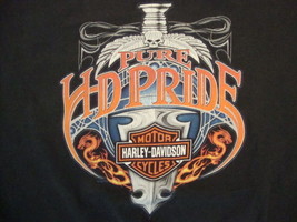 Harley Davidson Motorcycles Denton County,TX American Eagle T Shirt Size XL - £13.74 GBP