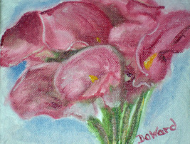 Original Aceo Art Reproduction Floral Print #004:- rdoward fine art - £4.64 GBP