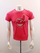 Cleveland Indians MLB Boys XL (14/16) T Shirt Red Graphic Crew Neck Tee - $7.92