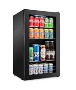 Ivation 126 Can Beverage Refrigerator | Freestanding Ultra Cool Mini Dri... - £311.65 GBP