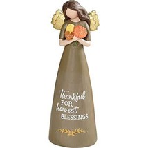 &quot;Thankful For Harvest Blessings Angel&quot; Fall Autumn Thanksgiving Figurine - £11.97 GBP