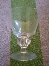 Vintage Skruf Edenfalk Swedish Crystal Wine Glasses / Goblets- Set of 5 - $49.24