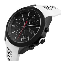 Hugo Boss Watch HB1513718 Velocity Men&#39;s White Rubber Strap Watch ~2 YR WARRANTY - £100.79 GBP