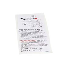 Fits Henny Penny 16181J Label/Decal, Lid Operating Intructions for PFG-6... - $69.87