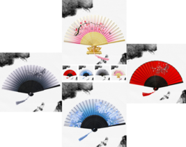 Oriental Silk Decorative Hand Fan (4 Styles) - £8.22 GBP