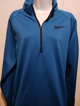 Nike Dri-Fit  1/4 Zip Pullover Sweatshirt Mens Size L Large Blue - £15.44 GBP