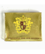 International Good Luck Billfold Vtg Remelon Embossed Vinyl Wallet Promo... - £36.44 GBP