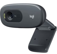 Logitech - C270 1280 x 720 Webcam with Noise-Reducing Mics - Black [960-000694] - £23.63 GBP
