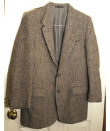 Britain Dunn &amp; Co Harris Gray Mix Color VTG Tweed Herringbone Jacket Bla... - £41.71 GBP