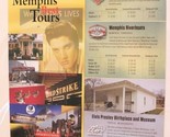 Elvis Presley Brochure Lot of 2 memphis Tours Birth House Tupelo BRO2 - $4.94