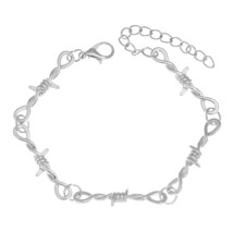 Small Wire Brambles Bracelets On Hand For Women Men Hip-hop Jewelry Gothic Punk  - £12.09 GBP