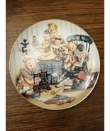 Franklin Mint - Teddy Bear Sewing Circle Plate - £8.35 GBP