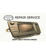 LCD REPAIR SERVICE for TOYOTA PRIUS NAVIGATION RADIO MONITOR DISPLAY 201... - £198.28 GBP