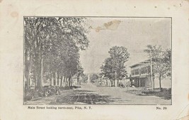 Pike New York ~ Principale Street North-East-Storefronts ~1920 Varysburg Ed. - £9.31 GBP
