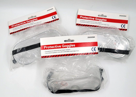 Protective Goggles Vinyl Safety Goggles Impact Resistant Comfortable Lot... - $12.00