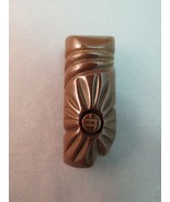 Lot 2 Vintage Bakelite Dress Clips Chocolate Brown Black Antique Carved ... - $570.01 MXN