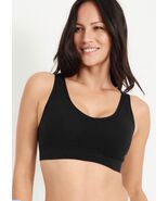 Pair (2) Jockey Women's Modern Micro Seamfree ® Bralette Black  XXL - $39.00