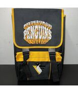 Vintage Pittsburgh Penguins Retreat Backpack Bag Yellow NHL Nasco Little... - $709.64 MXN