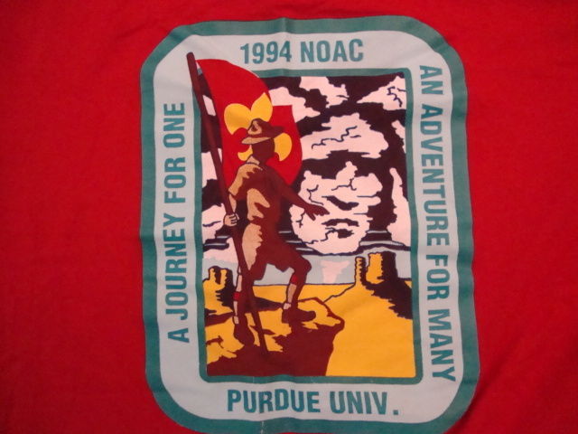 Primary image for Vintage 1994 Noac Purdue Univ. Adventure For Many Boy Scouts Group T Shirt XL