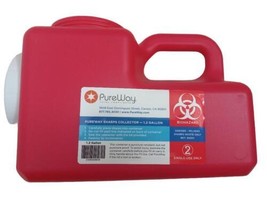 Pureway Sharps Collector 1.2 Gallon Waste Disposal Container Only - $32.66