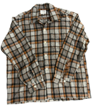 Vintage Prince of Wool Plaid Long Sleeve Shirt Men’s Size Large- 16 - £66.16 GBP