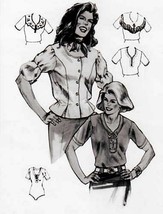 Jean Hardy 1017 Misses Ladies Blouses Top Shirt Sewing Pattern (jeanhardy1017) - $12.00