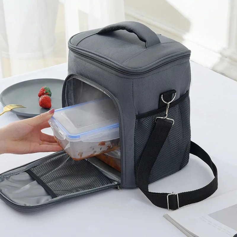 Sporting 2021 Fashion Waterproof Thermal Lunch Bag For Women Men Reusable Picnic - £48.98 GBP