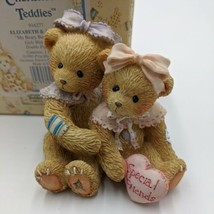 Cherished Teddies Elizabeth Ashley &#39;My Beary Best Friend&#39; #916277 Enesco Heart - £14.23 GBP