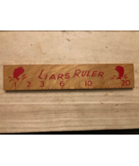 Vintage Fisherman's Liars Ruler. Gag gift fishermen. - $7.90