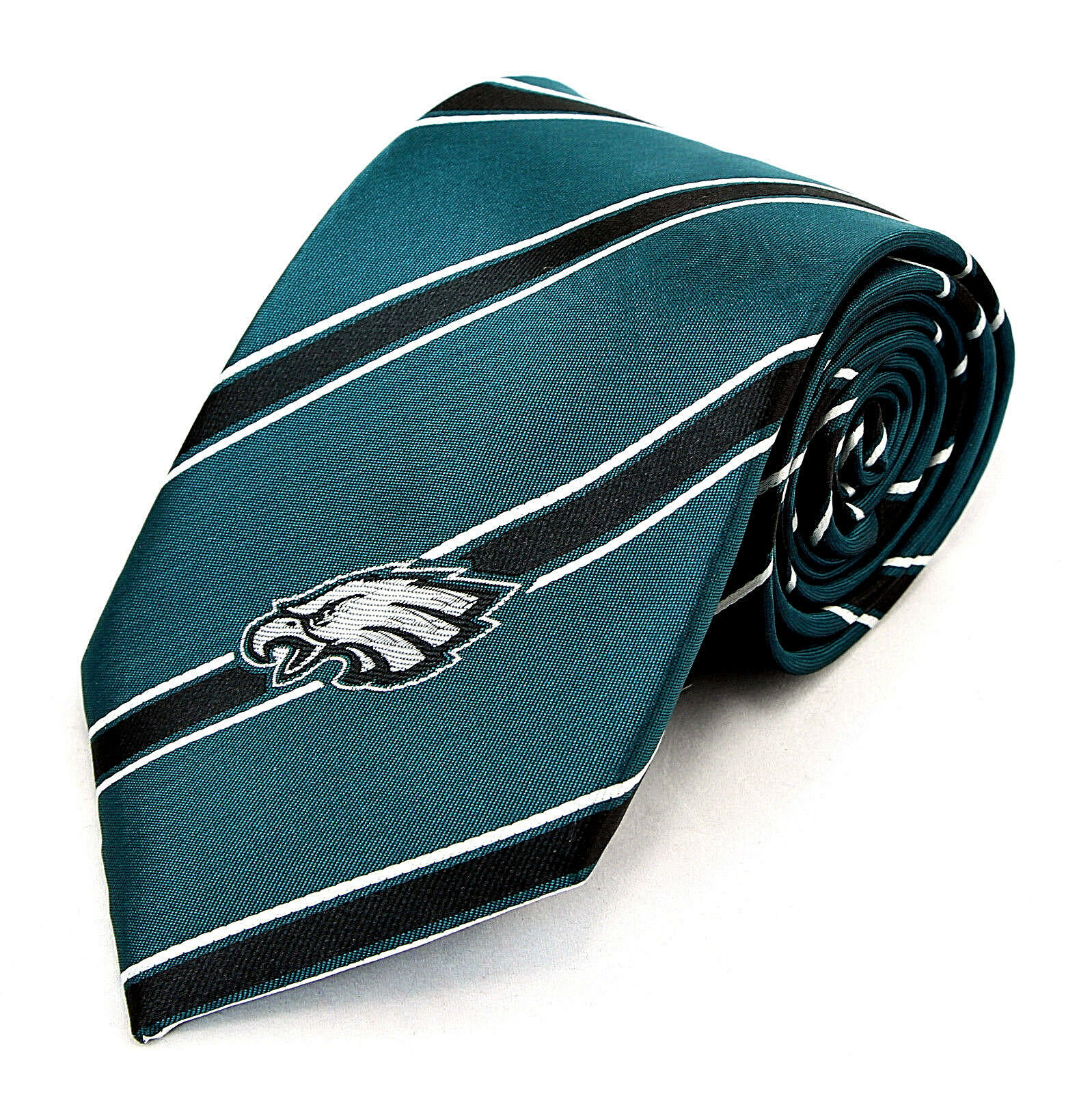 Philadelphia Eagles Men's Neck Tie NFL Licensed Football Striped Green Necktie - $31.68