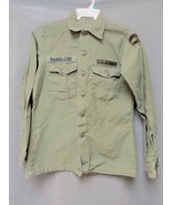 Vintage Military 60&#39;s-70&#39;s Fatigue OG-107 Jungle Utility Shirt Size 15 1... - £31.44 GBP