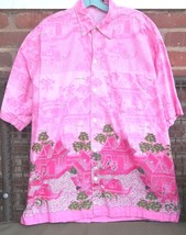 Real Men Wear Pink Shirt Thai Language Long Live The King  Long-Tail Boats - $39.59