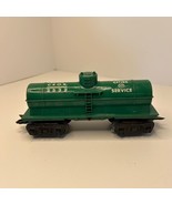 Vintage Marx Cities Service CSOX 2532 GREEN Tanker Train Car O-Gauge Pla... - $28.38