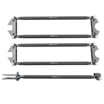 Rear Weld-On Parallel 4 Link Suspension Kit 24&quot; Bars Rod Rat Truck Classic - £131.08 GBP