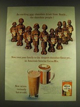 1966 Nestle Cocoa Mix Ad - An exciting new chocolate drink from Nestle - $18.49