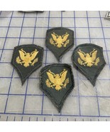 Vintage Pair of US Army Specialist Rank E4 Gold Eagle Shoulder Uniform P... - $279.03 MXN