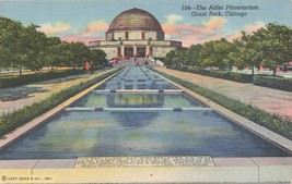 Postcard The Adler Planetarium Grant Park Chicago Illinois IL D47 - £2.20 GBP