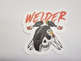 Welder Scull With Welding Tools Crossed and Helmet Sticker Decal Embelli... - £1.81 GBP