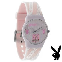 Pink Playboy Watch Bunny Logo VARSITY VIXEN Teens College Girls Women RA... - £31.18 GBP