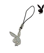 Playboy Cell Phone Charm Bunny Swarovski AB Crystals Mobile Gift Box RAR... - $32.86 CAD