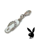 Playboy Charm Bunny 3-D Flip Flop Sandal Swarovski Crystals Clip On Box ... - $27.31 CAD