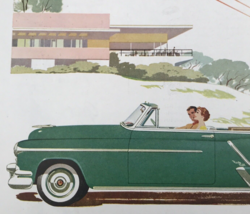 1953 Green GM Oldsmobile 98 Convertible Coupe Advertising Print Ad 10.25... - £10.93 GBP