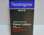 Neutrogena Men Triple Protect Face Lotion Broad Spectrum SPF 20 NIB 1.7 ... - £70.36 GBP